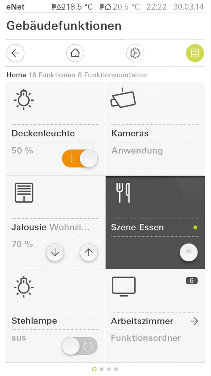 Screenshot Gira app