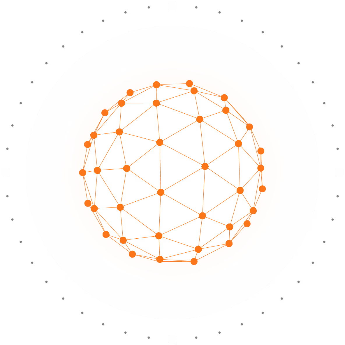 Abstrakte Darstellung eines Netzwerkes